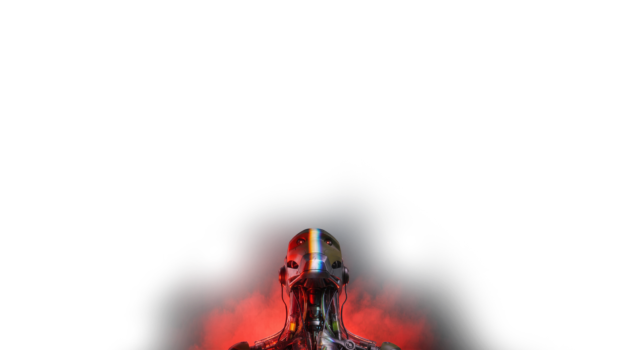 Bigger robot looking up